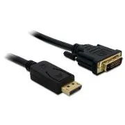 Delock DisplayPort (férfi) - DVI 24 1 (férfi) kábel, 3m