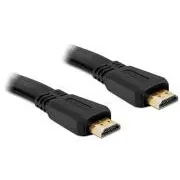 Delock HDMI 1.4 férfi/férfi A/A kábel, lapos, hossza 3 méter