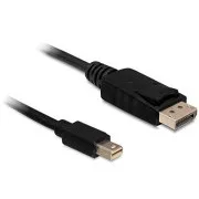 Delock DisplayPort mini (férfi) - Displayport (férfi) kábel, 3 méter