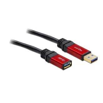 Delock USB 3.0 férfi/női A/A hosszabbító kábel hossza 5m Premium