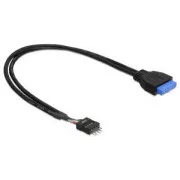 DeLock USB 3.0 19-tűs hüvelyes USB 2.0 8-tűs hímre adapter