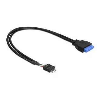 DeLock USB 3.0 19-tűs hüvelyes USB 2.0 8-tűs hímre adapter