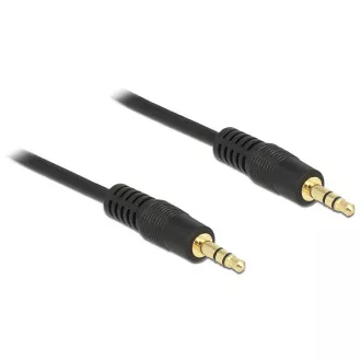 Delock sztereó jack kábel 3,5 mm-es 3 tűs férfi 3 m fekete Delock sztereó jack kábel 3,5 mm-es 3 tűs férfi 3 m fekete