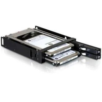 DeLock cserélhető 3,5"-es keret 2 db 2,5"-es SATA HDD-hez DeLock cserélhető 3,5"-es keret 2 db 2,5"-es SATA HDD-hez