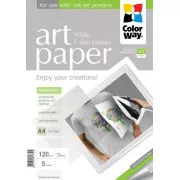 COLORWAY vasalható papír/ könnyű textíliákhoz/ 120g/m2, A4/ 5 db