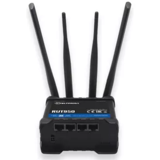 Teltonika RUT950 Ipari 4G/LTE és WiFi Dual SIM router Teltonika RUT950 Ipari 4G/LTE és WiFi Dual SIM router