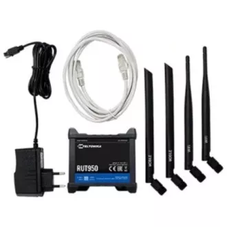 Teltonika RUT950 Ipari 4G/LTE és WiFi Dual SIM router Teltonika RUT950 Ipari 4G/LTE és WiFi Dual SIM router