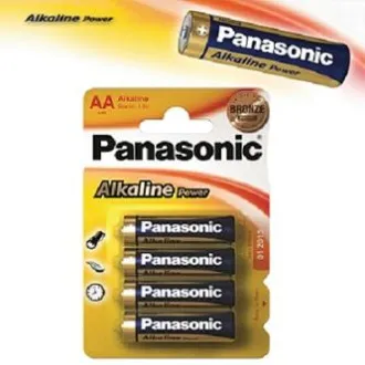 Panasonic LR6 lúgos tápegység (alkáli; AA; 1.5V; BL4) 4db - Buborékcsomagolás Panasonic LR6 lúgos tápegység (alkáli; AA; 1.5V; BL4) 4db - Buborékcsomagolás