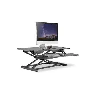 DIGITUS állvány a munkafelület magasságának beállításához ülve/állva 95x61x11-46cm; alsó billentyűzet- és egértálca