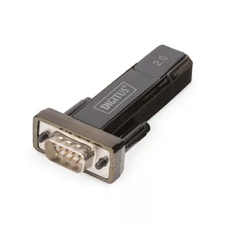 DIGITUS USB 2.0 soros, DSUB 9M átalakítóval együtt. USB A kábel 80cm