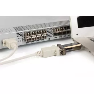 DIGITUS USB 2.0 soros, DSUB 9M átalakítóval együtt. USB A kábel 80cm
