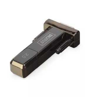 DIGITUS USB 2.0 soros, DSUB 9M átalakítóval együtt. USB A kábel 80cm
