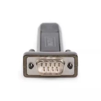 DIGITUS USB 2.0 soros, DSUB 9M átalakítóval együtt. USB A kábel 80cm