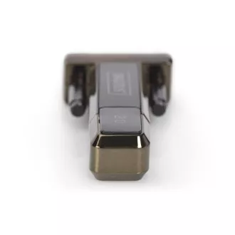 DIGITUS USB 2.0 soros, DSUB 9M átalakítóval együtt. USB A kábel 80cm