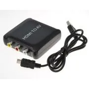 PremiumCord HDMI–kompozit jel és sztereó hang átalakító