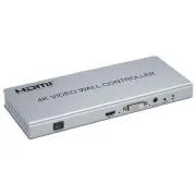 PremiumCord HDMI 1 bemenet - 4 kimenet, Video Wall vezérlő