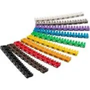 goobay Kábel jelölő klipszek 2.5-4mm átmérőig, 10x10db, számok