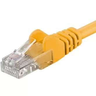 PremiumCord Patch kábel UTP RJ45-RJ45 CAT6 3m sárga