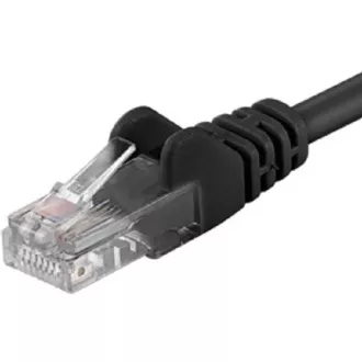 PremiumCord Patch kábel UTP RJ45-RJ45 CAT6 10m fekete