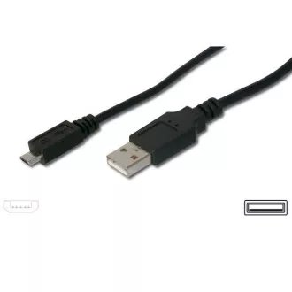 PremiumCord Micro USB 2.0, A-B 0,75 m-es kábel gyors töltésre tervezve PremiumCord Micro USB 2.0, A-B 0,75 m-es kábel gyors töltésre tervezve