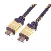 PremiumCord HDMI 2.0 High Speed   Ethernet kábel HQ, aranyozott csatlakozók, 0,5m