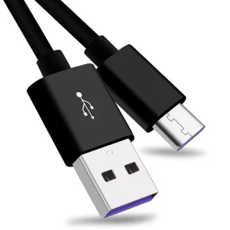 PremiumCord kábel USB 3.1 C/M - USB 2.0 A/M, szupergyors töltés 5A, fekete, 2m PremiumCord kábel USB 3.1 C/M - USB 2.0 A/M, szupergyors töltés 5A, fekete, 2m