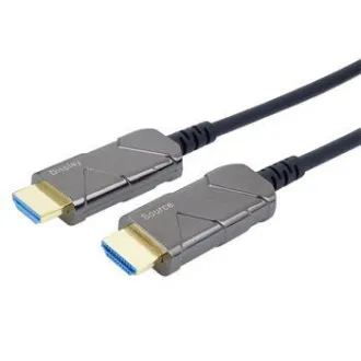 PremiumCord Ultra High Speed HDMI 2.1 optikai kábel 8K@60Hz, aranyozott 5m - Felbontott PremiumCord Ultra High Speed HDMI 2.1 optikai kábel 8K@60Hz, aranyozott 5m - Felbontott