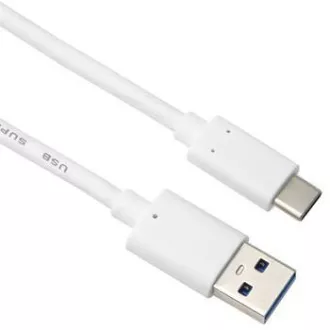 PremiumCord USB-C USB 3.0 A (USB 3.1 generáció 2, 3A, 10Gbit/s) 0.5m fehér