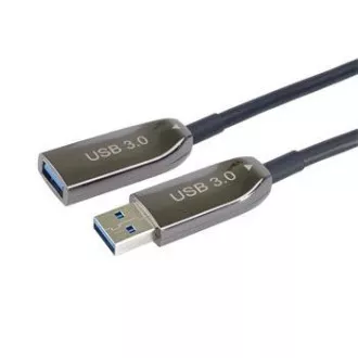 PremiumCord USB 3.0 optikai AOC hosszabbító kábel A/Male - A/Female 20m