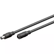 PremiumCord tápcsatlakozó hosszabbító kábel 5.5/2.1mm, hossza: 3m