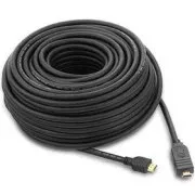 PremiumCord HDMI High Speed with Ether. kábel erősítővel, 10m, 3x árnyékolás, M/M, aranyozott csatlakozók, fekete színű