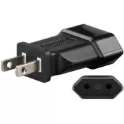 goobay USA/Japán utazási adapter európai dugóval rendelkező készülékekhez és töltőkhöz
