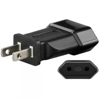 goobay USA/Japán utazási adapter európai dugóval rendelkező készülékekhez és töltőkhöz