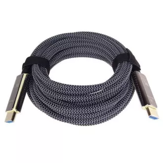 PremiumCord Ultra High Speed HDMI 2.1 optikai kábel 8K@60Hz, aranyozott 15m
