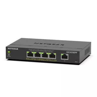 Netgear 5PT Gbit nagy teljesítményű PoE  kapcsoló