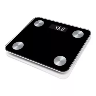 PLATINET intelligens személymérleg Bluetooth-szal, fekete színben