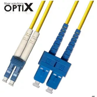 OPTIX LC/UPC-SC/UPC optikai patch kábel 09/125 1m G657A OPTIX LC/UPC-SC/UPC optikai patch kábel 09/125 1m G657A