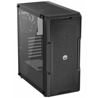 Endorfy tok Regnum 400 Air / 2xUSB 3.0 / 4x120mm ventilátor PWM / hálós panel / edzett üveg / fekete