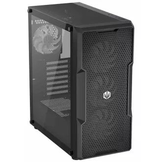 Endorfy tok Regnum 400 ARGB / ATX / 4x120mm ARGB / 2xUSB / üveg oldallap / fekete