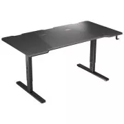 Endorfy Atlas L játékasztal / 150cm x 78cm / teherbírás 80 kg / hely a kábelezésnek / fekete