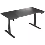 Endorfy játékasztal Atlas L elektromos / 150cm x 78cm / teherbírás 80 kg / elektromosan állítható magasságú (73-120cm) / fekete