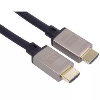 PremiumCord Ultra High Speed HDMI 2.1 kábel 8K@60Hz, 4K@120Hz hossza 1.5m fém aranyozott csatlakozókkal
