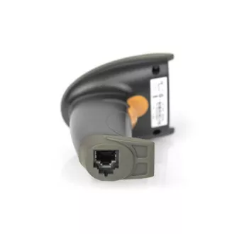 DIGITUS Kézi vonalkódolvasó 1D kétirányú 200 beolvasás/s, 2 m USB-RJ45 kábel