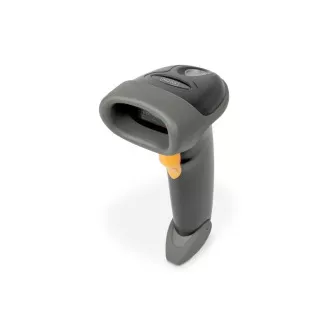 DIGITUS 2D kézi vonalkódolvasó, akkumulátoros, Bluetooth és QR-kód kompatibilis, 200 beolvasás/sec, tartóval