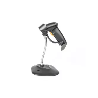 DIGITUS 2D kézi vonalkódolvasó, akkumulátoros, Bluetooth és QR-kód kompatibilis, 200 beolvasás/sec, tartóval