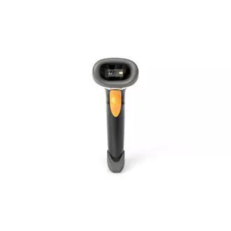 DIGITUS 2D kézi vonalkódolvasó, akkumulátoros, Bluetooth és QR-kód kompatibilis, 200 beolvasás/sec, tartóval