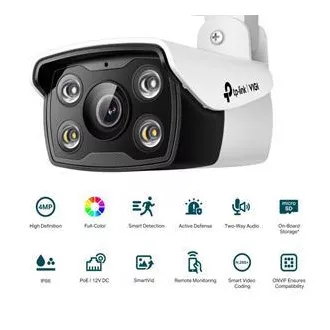 TP-Link VIGI C340(2.8mm) 4MPx kültéri hálózati kamera színes éjszakai látással