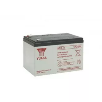 Fukawa YUASA NP12-12 (12V; 12Ah; faston F2-6,3mm; élettartam 5 év)