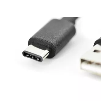 Digitus USB C-A csatlakozókábel 1,0 m, 3A, 480 MB, 2.0 változat