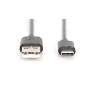 Digitus USB C-A csatlakozókábel 1,0 m, 3A, 480 MB, 2.0 változat
